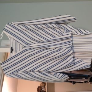 West Kei Striped High low Top Large